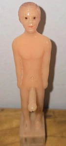 Mid-century 3" Miniature Excited Plastic Man Figure Erection Made In Hong kong - Picture 1 of 7