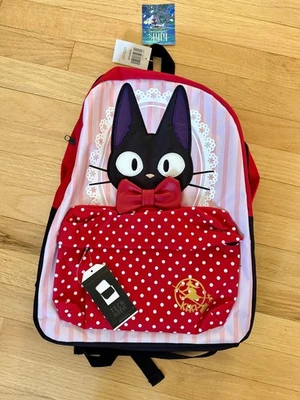 Kiki Studio Ghibli Kiki's Delivery Service Backpack Red white Full Size NWT New - Image 1 of 3