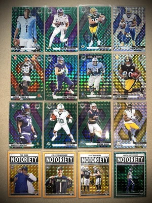✅ Huge NFL Football Lot 55+ Cards, Rookies, Mosaic, Parallels, Dart, Ward - Image 1 of 4