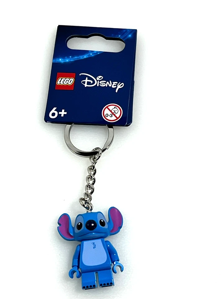 LEGO Disney STITCH Minifigure KEYCHAIN Key Ring 8543190/06551003 w/tag