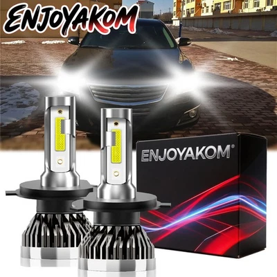For Toyota Camry 1983-1999 Front LED Headlight Kit High Low Beam Bulbs 2Pcs - Изображение 1 из 4