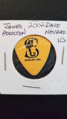 JANES ADDICTION / DAVE NAVARO - ORIGINAL ASIA 2002 TOUR CONCERT GUITAR PICK - Image 1 of 2