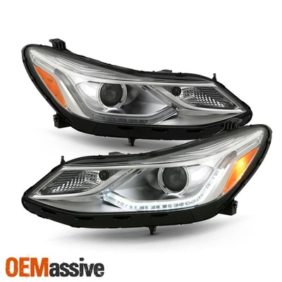 For 2016-2019 Chevy Cruze [Halogen Type] w/ LED Lamp Projector Headlights Pair - Изображение 1 из 4