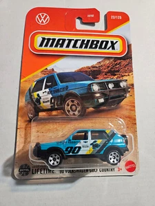 Matchbox ‘90 Volkswagen Golf Country #22/125 Case D 2025 Blue - Picture 1 of 5