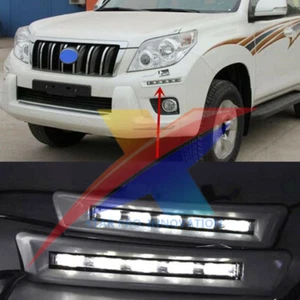 ┥ Para Toyota FJ150 FC150 Prado 2010-2013 LED DRL luz de circulación diurna reacondicionamiento - Imagen 1 de 4
