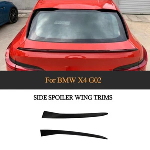 Heckspoiler Flügel Lippe für BMW X4 G02 F98 2019-2020 Matt Schwarz SeiteSpoiler - Bild 1 von 12