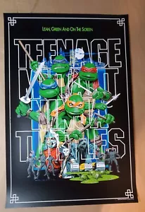 “Teenage Mutant Ninja Turtles” Art Poster Modern By Paul Mann X/125 - Picture 1 of 2
