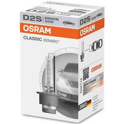 OSRAM Xenarc Classic Car Headlight Bulb D2S (Single) 66240CLC - Image 1 of 2