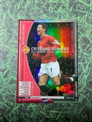 Panini WCCF 2004-05 Cristiano Ronaldo Manchester United Refractor RC Rookie card - Image 1 of 4