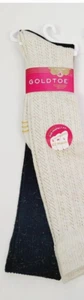 Gold Toe Knee High Sparkle Girl's 2 Pairs Of Socks L Brand New! Free Shipping... - Picture 1 of 3