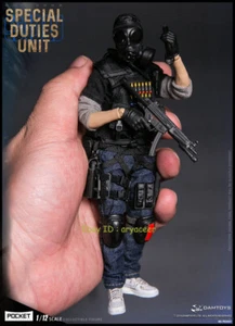 DAMTOYS PES007 Pocket Elite Hongkong SDU Fai Sir 1/12 Action Figure In StocK - Picture 1 of 3