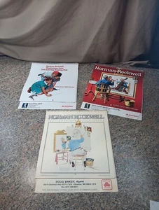 Lot 3 Norman Rockwell Calanders 2001 2022 2023 Has Some Writing As Shown - Picture 1 of 6