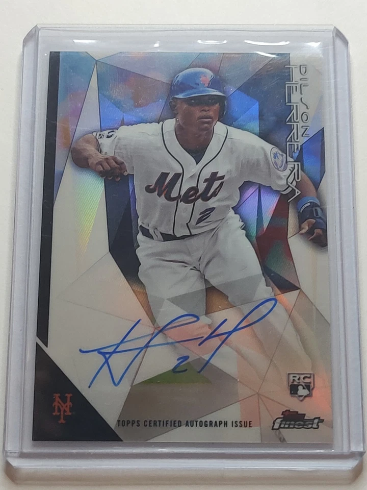 2015 Topps Finest Dilson Herrera RC #FA-DH Autograph Refractor Mets - Image 1 of 1