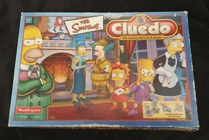 Cluedo The Simpsons Board Game Waddingtons . Incomplete see description.  - Picture 1 of 8