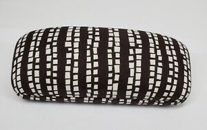Vera Bradley Hard Eyeglass Case in Classic Brown and White Staggered Print NWOT