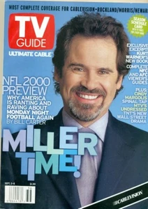 TV GUIDE - DENNIS MILLER COVER + NFL + CINDY MARGOLIS + SPINAL TAP + BULL + MTV - Bild 1 von 2