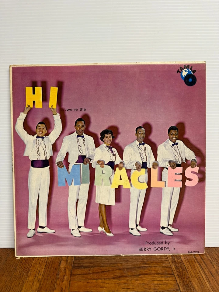 Hi We’re The Miracles LP 1961 Mono Smokey Robinson Gordy RARE Tamla 220 VG Promo - Image 1 of 4