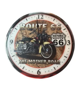 Historic 2011 light up Route 66 The Mother Road clock - Picture 1 of 6
