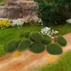  4pcs 1 Bag Simulation Moss Stones Bonsai Pot Decorative Fake Moss Rocks