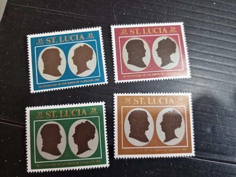 ST.LUCIA 1969 SG 268-271 BICENT OF BONAPARTE  MNH Cover