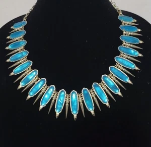 KENDRA SCOTT Gwendolyn Statement Necklace LONDON BLUE NECKLACE - Picture 1 of 5