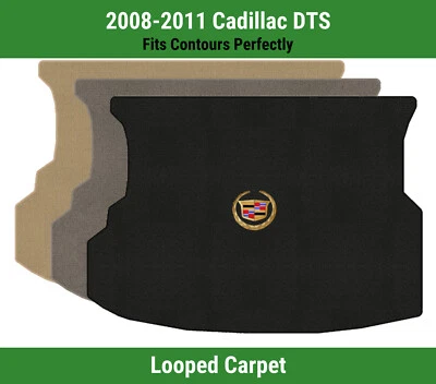 Alfombrilla de maletero Lloyd Classic Loop para Cadillac DTS '08-11 con escudo Cadillac dorado Foto 1 de 4