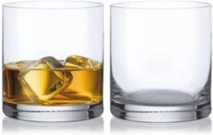 Crystalex "BLUES" 13.5oz Whiskey Tumblers DOF Set of 2 - Picture 1 of 8