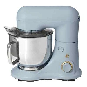 Stilvoller 5,3 Quart Standmixer von Drew Barrymore mit Edelstahlschüssel, mattblau - Bild 1 von 11