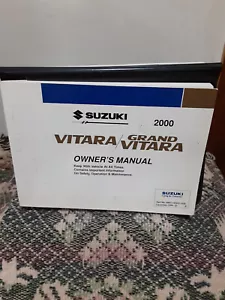 SUZUKI OWNERS MANUAL OEM IN ORIGINAL CASE - Foto 1 di 8