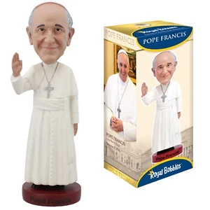 Royal Bobbles Limited Edition 8" Pope Francis Bobblehead Catholic Vatican NEW - Picture 1 of 5