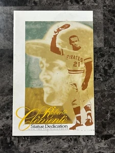 1994 Roberto Clemente Statue Dedication Program July 8 Pittsburgh Pirates @SC2 - Picture 1 of 2