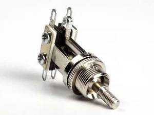 Interruptor de palanca de 3 vías Switchcraft, recto corto - Imagen 1 de 4
