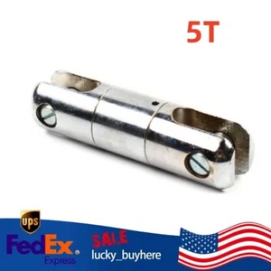 5t Cable Pulling Swivel Wire Line Rope Ball Bearing Alloy Steel Rotary Connector - Picture 1 of 10