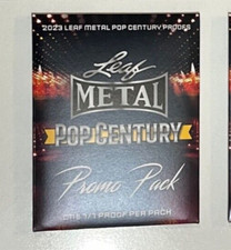 2023 Leaf Metal POP CENTURY True 1/1 Proof Promo Pack Factory Sealed Brand New
