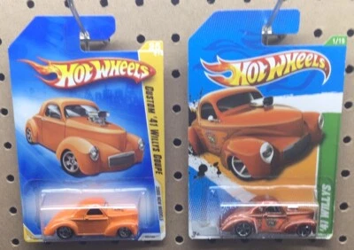 Hot Wheels ‘41 Willys 2009 New Model & Treasure Hunts ‘12 - Image 1 of 3