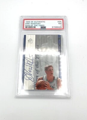 1999-00 SP Authentic Sign of the Times Dirk Nowitzki PSA 7 Auto - Image 1 of 2