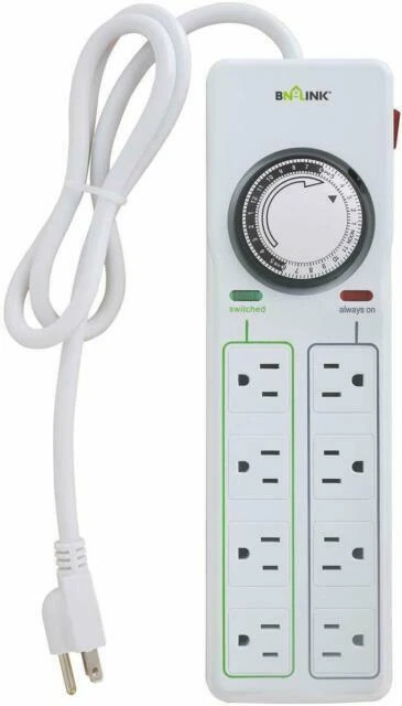 BN-LINK BNC-U1 Surge Protector with 8 Outlets and Timer