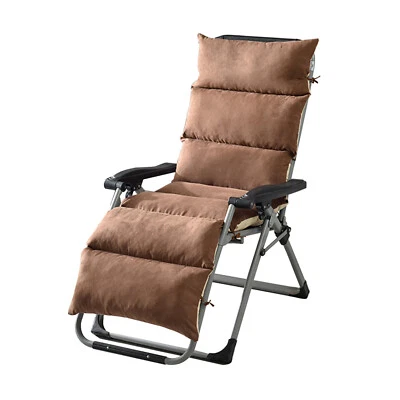 Funda de cojín de gamuza para silla de salón extraíble reclinable al aire libre chaise pad cojín Foto 1 de 4