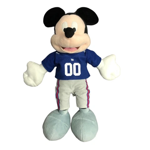 Mickey Mouse NFL New York Giants Disney Plush Football Fan Toy 16” 00 Stuffed Cover