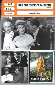 DES FILLES DISPARAISSENT - Sanders,Ball,Coburn,Sirk (Fiche Cinéma) 1947 - Lured - Foto 1 di 1