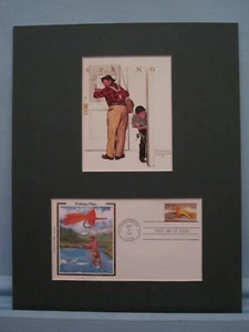 Angeln & der Apre Tarpoon Fliegenstempel. & Ersttagsbrief - Bild 1 von 1
