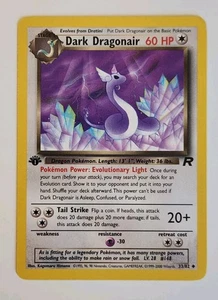 Dark Dragonair 33/82 NM-LP 1st Edition 2000 Pokemon Team Rocket WOTC VTG Card - Picture 1 of 2