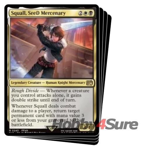 Squall, Seed Mercenary X4 M/NM Magic: The Gathering MTG Final Fantasy - Image 1 of 1