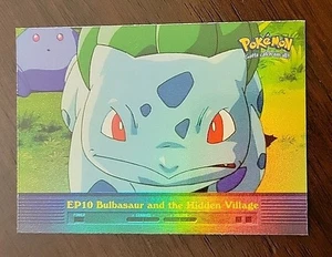 LP! Bulbasaur and the Hidden Village Rainbow Foil #EP10 Pokemon 2000 Topps TV - Bild 1 von 2