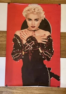 MADONNA You Can Dance raro póster promocional original de 2 caras de 1990 - Imagen 1 de 22