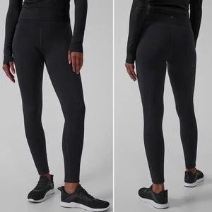 Pantalón Legging ATHLETA Altitude Tight Polartec Power Stretch Negro Grueso Invierno 2X - Imagen 1 de 14