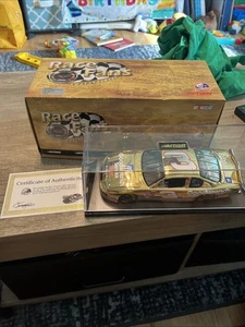 Dale Earnhardt 2001 Monte Carlo 1 Of 10,000 24kt 1:24 Gold Stock Car New - Picture 1 of 8