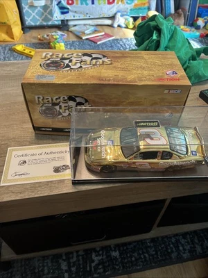 Dale Earnhardt 2001 Monte Carlo 1 Of 10,000 24kt 1:24 Gold Stock Car New - Image 1 of 4