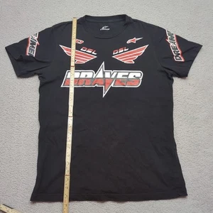 T-shirt Diesel Alpine Stars uomo media nera biker braves dsl manica corta M cotone - Foto 1 di 14