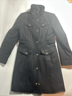 Guess Los Angeles Women's Pea Coat Wool Blend Size Medium Jacket - Image 1 of 4